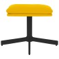 vidaXL Fußhocker Senfgelb 60x60x36 cm Samt vidaXL Fußhocker Senfgelb 60x60x36 cm Samt