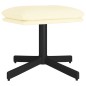vidaXL Fußhocker Creme 60x60x36 cm Kunstleder vidaXL Fußhocker Creme 60x60x36 cm Kunstleder