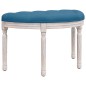 vidaXL Sitzbank Blau 81,5x41x49 cm Samt vidaXL Sitzbank Blau 81,5x41x49 cm Samt