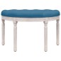 vidaXL Sitzbank Blau 81,5x41x49 cm Samt vidaXL Sitzbank Blau 81,5x41x49 cm Samt