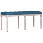 vidaXL Sitzbank Blau 110x40x49 cm Samt vidaXL Sitzbank Blau 110x40x49 cm Samt