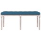 vidaXL Sitzbank Blau 110x40x49 cm Samt vidaXL Sitzbank Blau 110x40x49 cm Samt