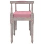 vidaXL Sitzbank Rosa 110x40x70 cm Samt vidaXL Sitzbank Rosa 110x40x70 cm Samt