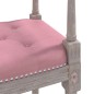 vidaXL Sitzbank Rosa 110x40x70 cm Samt vidaXL Sitzbank Rosa 110x40x70 cm Samt