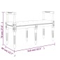 vidaXL Sitzbank Rosa 110x40x70 cm Samt vidaXL Sitzbank Rosa 110x40x70 cm Samt