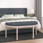 vidaXL Sitzbank Dunkelgrau 110,5x45x49 cm Samt vidaXL Sitzbank Dunkelgrau 110,5x45x49 cm Samt
