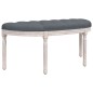 vidaXL Sitzbank Dunkelgrau 110,5x45x49 cm Samt vidaXL Sitzbank Dunkelgrau 110,5x45x49 cm Samt