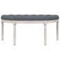 vidaXL Sitzbank Dunkelgrau 110,5x45x49 cm Samt vidaXL Sitzbank Dunkelgrau 110,5x45x49 cm Samt
