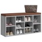 vidaXL Schuhbank Grau Sonoma 103x30x48 cm Holzwerkstoff vidaXL Schuhbank Grau Sonoma 103x30x48 cm Holzwerkstoff
