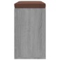 vidaXL Schuhbank Grau Sonoma 103x30x48 cm Holzwerkstoff vidaXL Schuhbank Grau Sonoma 103x30x48 cm Holzwerkstoff