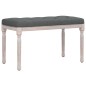 vidaXL Sitzbank Dunkelgrau 80x40x49 cm Stoff vidaXL Sitzbank Dunkelgrau 80x40x49 cm Stoff