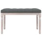 vidaXL Sitzbank Dunkelgrau 80x40x49 cm Stoff vidaXL Sitzbank Dunkelgrau 80x40x49 cm Stoff