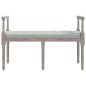 vidaXL Sitzbank Hellgrau 110x40x70 cm Samt vidaXL Sitzbank Hellgrau 110x40x70 cm Samt