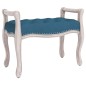 vidaXL Sitzbank Blau 80x45x60 cm Samt vidaXL Sitzbank Blau 80x45x60 cm Samt