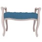 vidaXL Sitzbank Blau 80x45x60 cm Samt vidaXL Sitzbank Blau 80x45x60 cm Samt