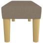 vidaXL Sitzbank Taupe 100x30x30 cm Stoff vidaXL Sitzbank Taupe 100x30x30 cm Stoff