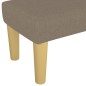 vidaXL Sitzbank Taupe 100x30x30 cm Stoff vidaXL Sitzbank Taupe 100x30x30 cm Stoff