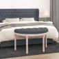 vidaXL Sitzbank Dunkelgrau 81,5x41x49 cm Samt vidaXL Sitzbank Dunkelgrau 81,5x41x49 cm Samt