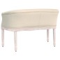 vidaXL Sitzbank Beige 98x56x69 cm Leinen vidaXL Sitzbank Beige 98x56x69 cm Leinen