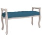 vidaXL Sitzbank Blau 110x45x60 cm Samt vidaXL Sitzbank Blau 110x45x60 cm Samt