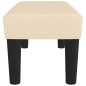 vidaXL Sitzbank Creme 70x30x30 cm Stoff vidaXL Sitzbank Creme 70x30x30 cm Stoff