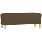 vidaXL Sitzbank Braun 100x35x41 cm Stoff vidaXL Sitzbank Braun 100x35x41 cm Stoff