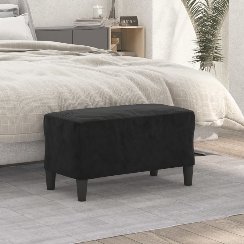 vidaXL Sitzbank Schwarz 70x35x41 cm Samt vidaXL Sitzbank Schwarz 70x35x41 cm Samt