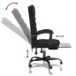 vidaXL Bürostuhl mit Massagefunktion Schwarz Kunstleder vidaXL Bürostuhl mit Massagefunktion Schwarz Kunstleder