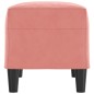 vidaXL Sitzbank Rosa 70x35x41 cm Samt vidaXL Sitzbank Rosa 70x35x41 cm Samt