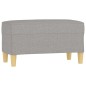 vidaXL Sitzbank Hellgrau 70x35x41 cm Stoff vidaXL Sitzbank Hellgrau 70x35x41 cm Stoff