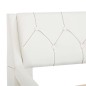 vidaXL Bettgestell Weiß Kunstleder 180x200 cm vidaXL Bettgestell Weiß Kunstleder 180x200 cm