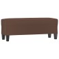vidaXL Sitzbank Braun 100x35x41 cm Kunstleder vidaXL Sitzbank Braun 100x35x41 cm Kunstleder