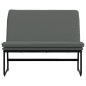 vidaXL Sitzbank Dunkelgrau 100x75x76 cm Stoff vidaXL Sitzbank Dunkelgrau 100x75x76 cm Stoff