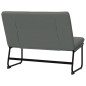 vidaXL Sitzbank Dunkelgrau 100x75x76 cm Stoff vidaXL Sitzbank Dunkelgrau 100x75x76 cm Stoff
