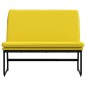 vidaXL Sitzbank Hellgelb 100x75x76 cm Stoff vidaXL Sitzbank Hellgelb 100x75x76 cm Stoff