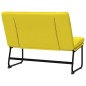 vidaXL Sitzbank Hellgelb 100x75x76 cm Stoff vidaXL Sitzbank Hellgelb 100x75x76 cm Stoff