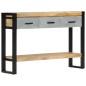 vidaXL Konsolentisch 110x30x76 cm Raues Massivholz Mango vidaXL Konsolentisch 110x30x76 cm Raues Massivholz Mango