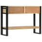 vidaXL Konsolentisch 110x30x76 cm Raues Massivholz Mango vidaXL Konsolentisch 110x30x76 cm Raues Massivholz Mango