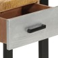 vidaXL Konsolentisch 110x30x76 cm Raues Massivholz Mango vidaXL Konsolentisch 110x30x76 cm Raues Massivholz Mango