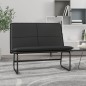 vidaXL Sitzbank Schwarz 100x75x76 cm Kunstleder vidaXL Sitzbank Schwarz 100x75x76 cm Kunstleder