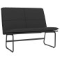 vidaXL Sitzbank Schwarz 100x75x76 cm Kunstleder vidaXL Sitzbank Schwarz 100x75x76 cm Kunstleder