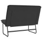 vidaXL Sitzbank Schwarz 100x75x76 cm Kunstleder vidaXL Sitzbank Schwarz 100x75x76 cm Kunstleder