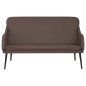 vidaXL Sitzbank Braun 110x76x80 cm Kunstleder vidaXL Sitzbank Braun 110x76x80 cm Kunstleder