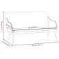 vidaXL Sitzbank Braun 110x76x80 cm Kunstleder vidaXL Sitzbank Braun 110x76x80 cm Kunstleder