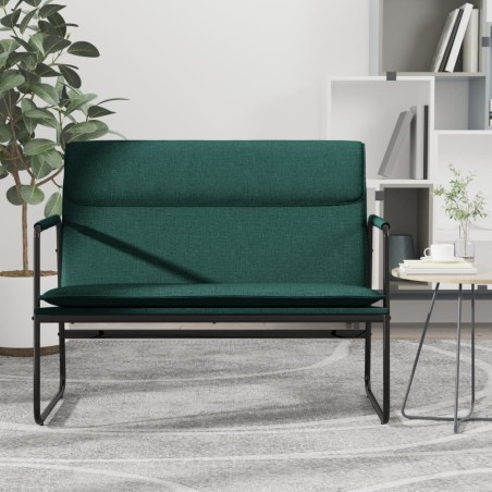 vidaXL Sitzbank Dunkelgrün 100x64x80 cm Stoff