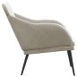 vidaXL Sitzbank Hellgrau 110x76x80 cm Samt vidaXL Sitzbank Hellgrau 110x76x80 cm Samt