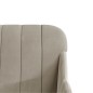 vidaXL Sitzbank Hellgrau 110x76x80 cm Samt vidaXL Sitzbank Hellgrau 110x76x80 cm Samt