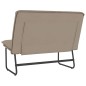 vidaXL Sitzbank Cappuccino-Braun 100x75x76 cm Kunstleder vidaXL Sitzbank Cappuccino-Braun 100x75x76 cm Kunstleder