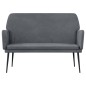 vidaXL Sitzbank Dunkelgrau 108x79x79 cm Samt vidaXL Sitzbank Dunkelgrau 108x79x79 cm Samt