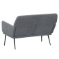 vidaXL Sitzbank Dunkelgrau 108x79x79 cm Samt vidaXL Sitzbank Dunkelgrau 108x79x79 cm Samt